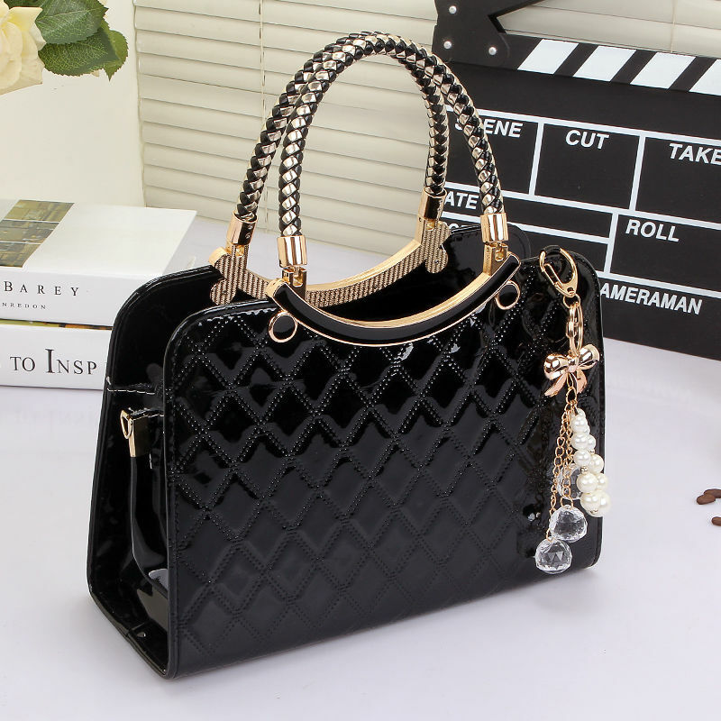 Elegant Handbags Women Bags Shoulder Messenger Bags Wedding Clutches Bag Black - Picture 11 of 14