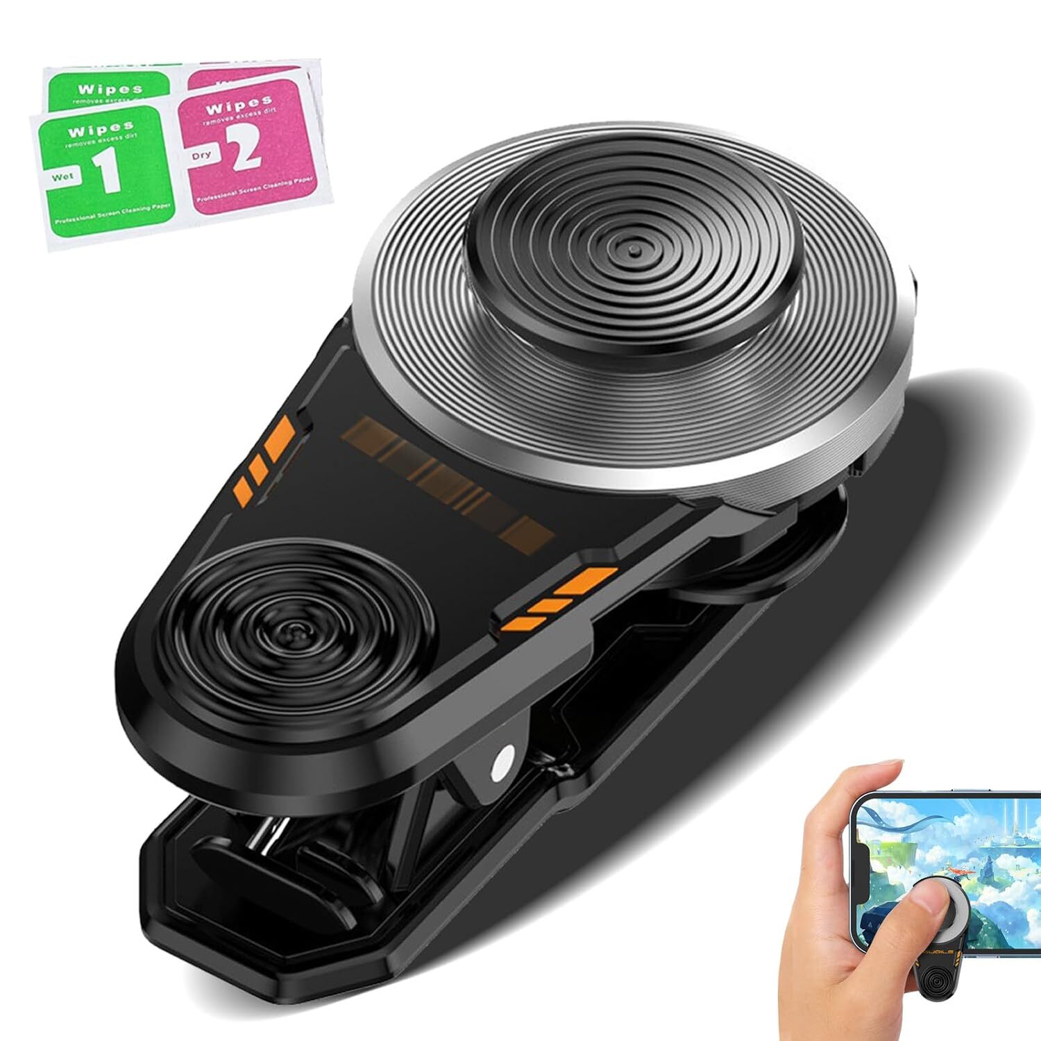 Evarisy Smartphone Manette Joystick Téléphone pour Jeu Sans Retard Téléphone Universel - Photo 15 sur 30