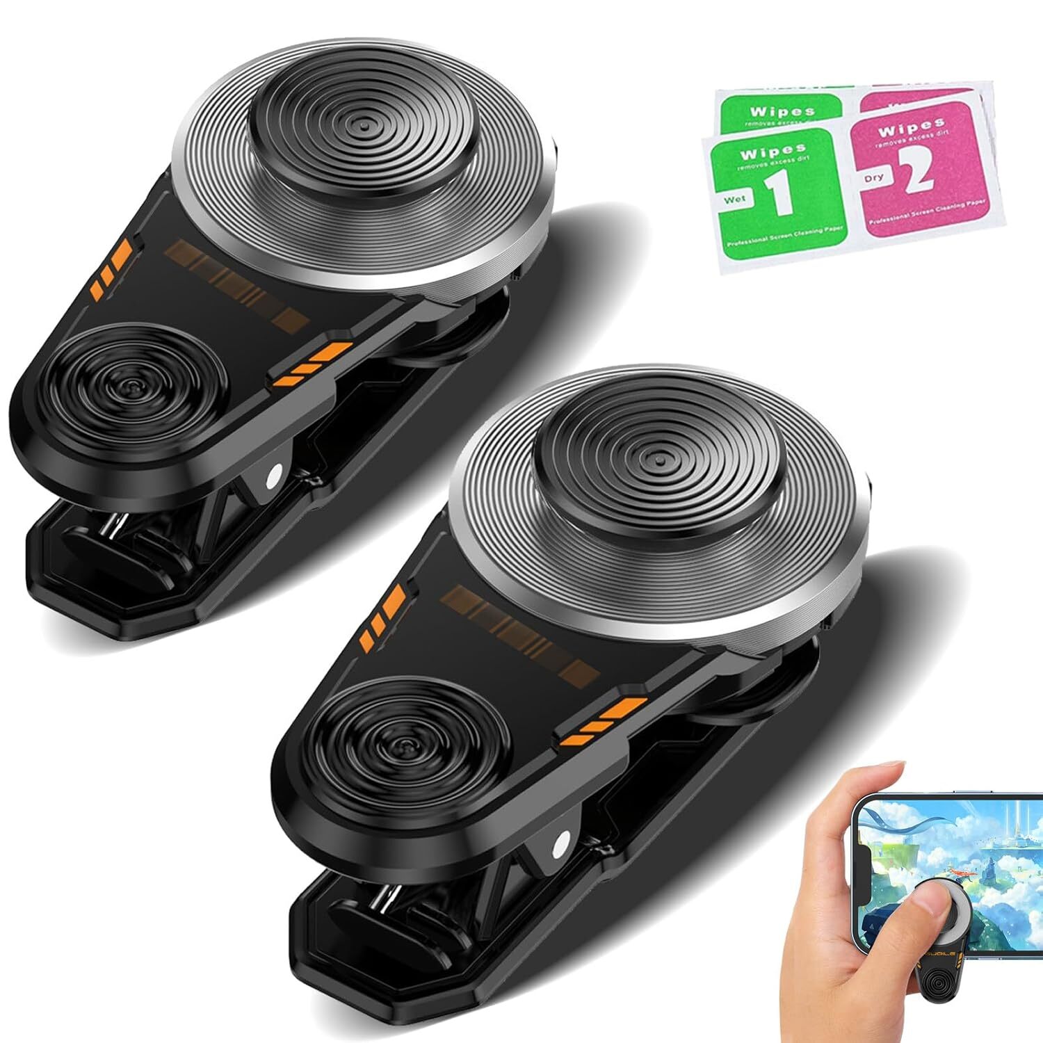 Evarisy Smartphone Manette Joystick Téléphone pour Jeu Sans Retard Téléphone Universel - Photo 23 sur 30