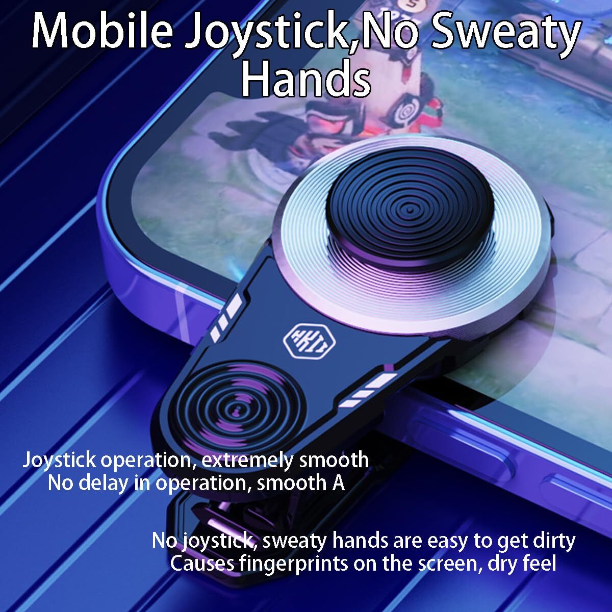 Evarisy Smartphone Manette Joystick Téléphone pour Jeu Sans Retard Téléphone Universel - Photo 25 sur 30