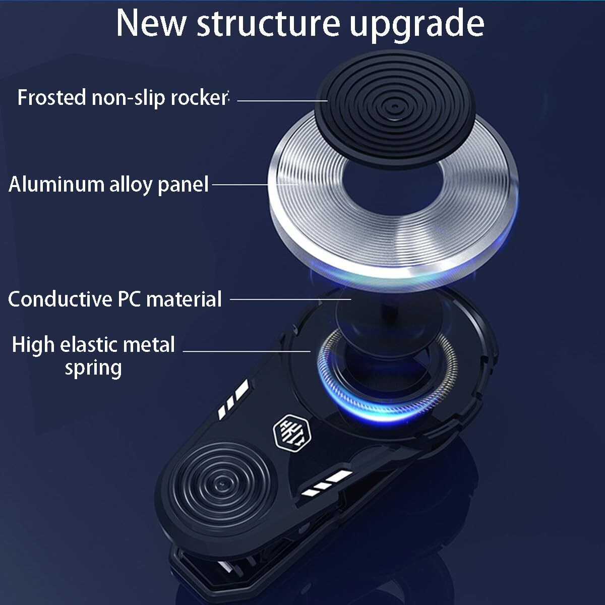 Evarisy Smartphone Manette Joystick Téléphone pour Jeu Sans Retard Téléphone Universel - Photo 26 sur 30