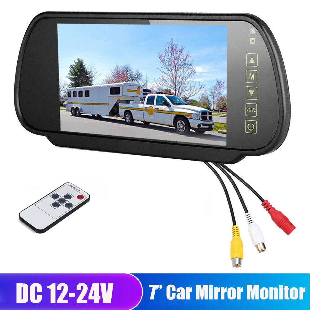 7" Monitor Night Vision Reverse Backup Camera Parking Assistance Car Lot - Picture 15 of 18