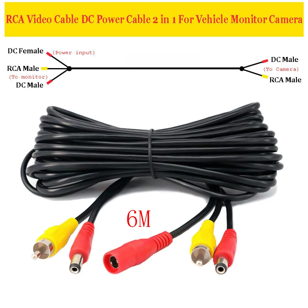 7" Monitor Night Vision Reverse Backup Camera Parking Assistance Car Lot - Picture 17 of 18