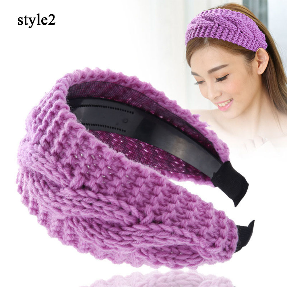 Stirnband Für Damen - Gestricktes Design - Passend Für Alle Haartypen - Weich Un - Picture 31 of 36