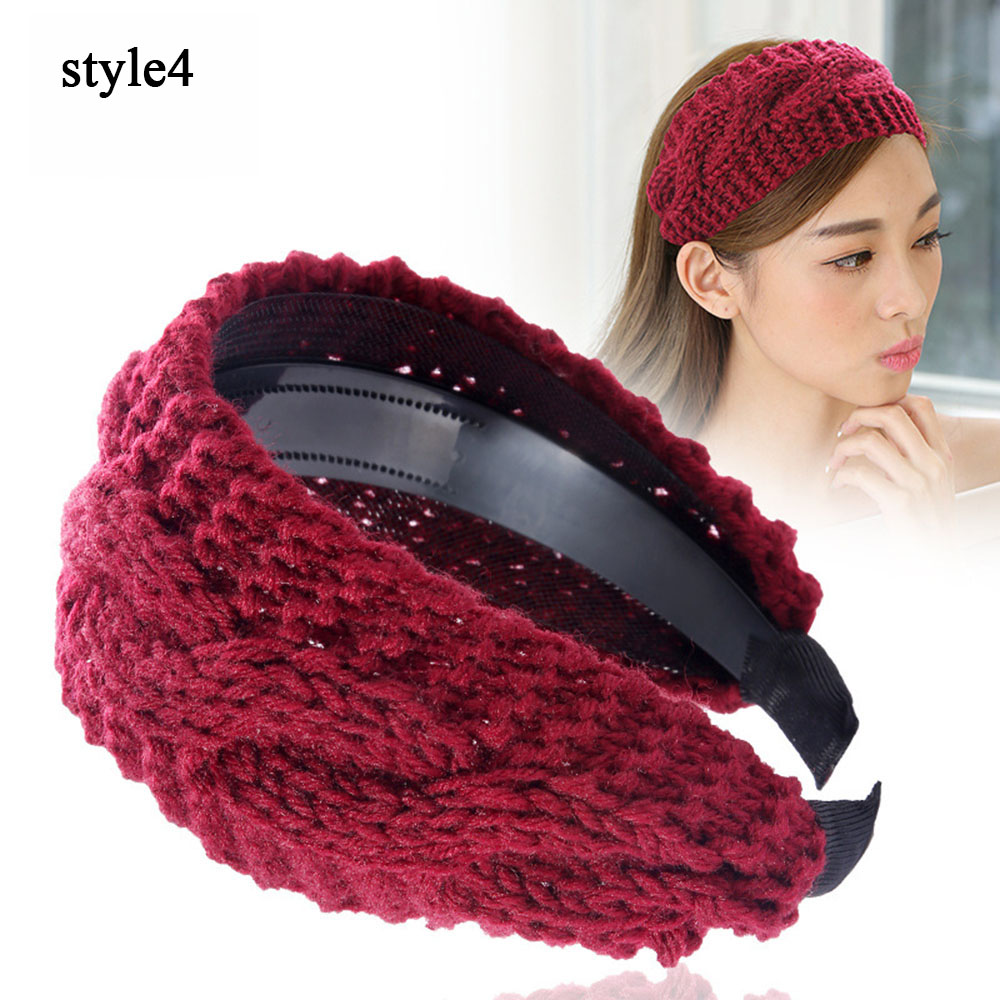 Stirnband Für Damen - Gestricktes Design - Passend Für Alle Haartypen - Weich Un - Picture 32 of 36
