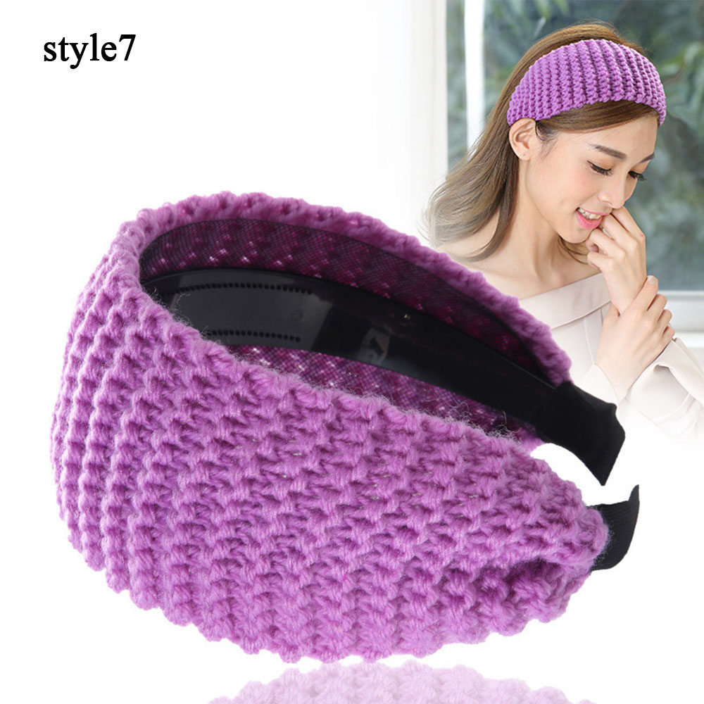 Stirnband Für Damen - Gestricktes Design - Passend Für Alle Haartypen - Weich Un - Picture 33 of 36