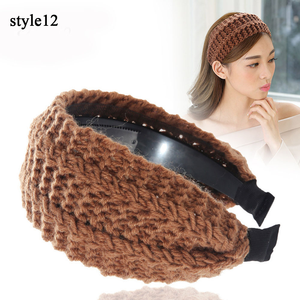 Stirnband Für Damen - Gestricktes Design - Passend Für Alle Haartypen - Weich Un - Picture 36 of 36