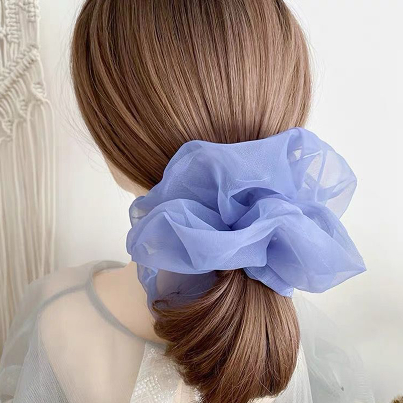 Haargummi Für Frauen Kompatibel Mit Organza Material Ideal Für Party Und Alltag - Picture 25 of 31