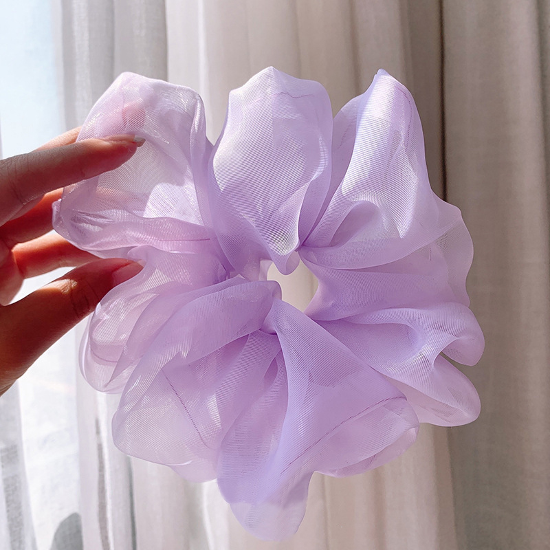 Haargummi Für Frauen Kompatibel Mit Organza Material Ideal Für Party Und Alltag - Picture 27 of 31