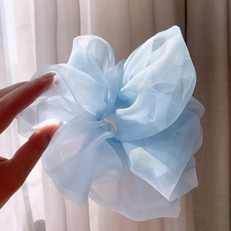 Haargummi Für Frauen Kompatibel Mit Organza Material Ideal Für Party Und Alltag - Picture 30 of 31