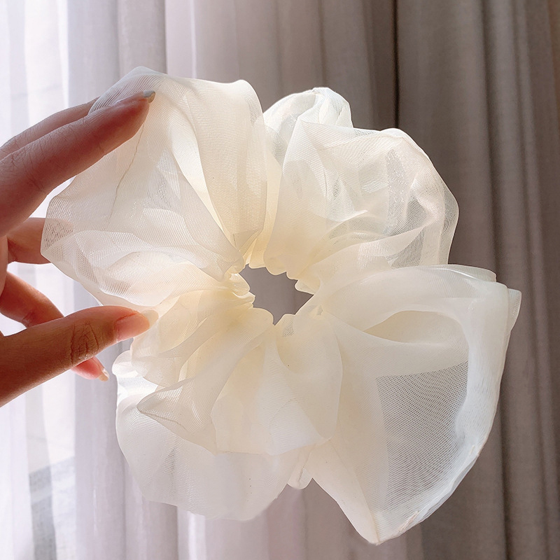 Haargummi Für Frauen Kompatibel Mit Organza Material Ideal Für Party Und Alltag - Picture 31 of 31