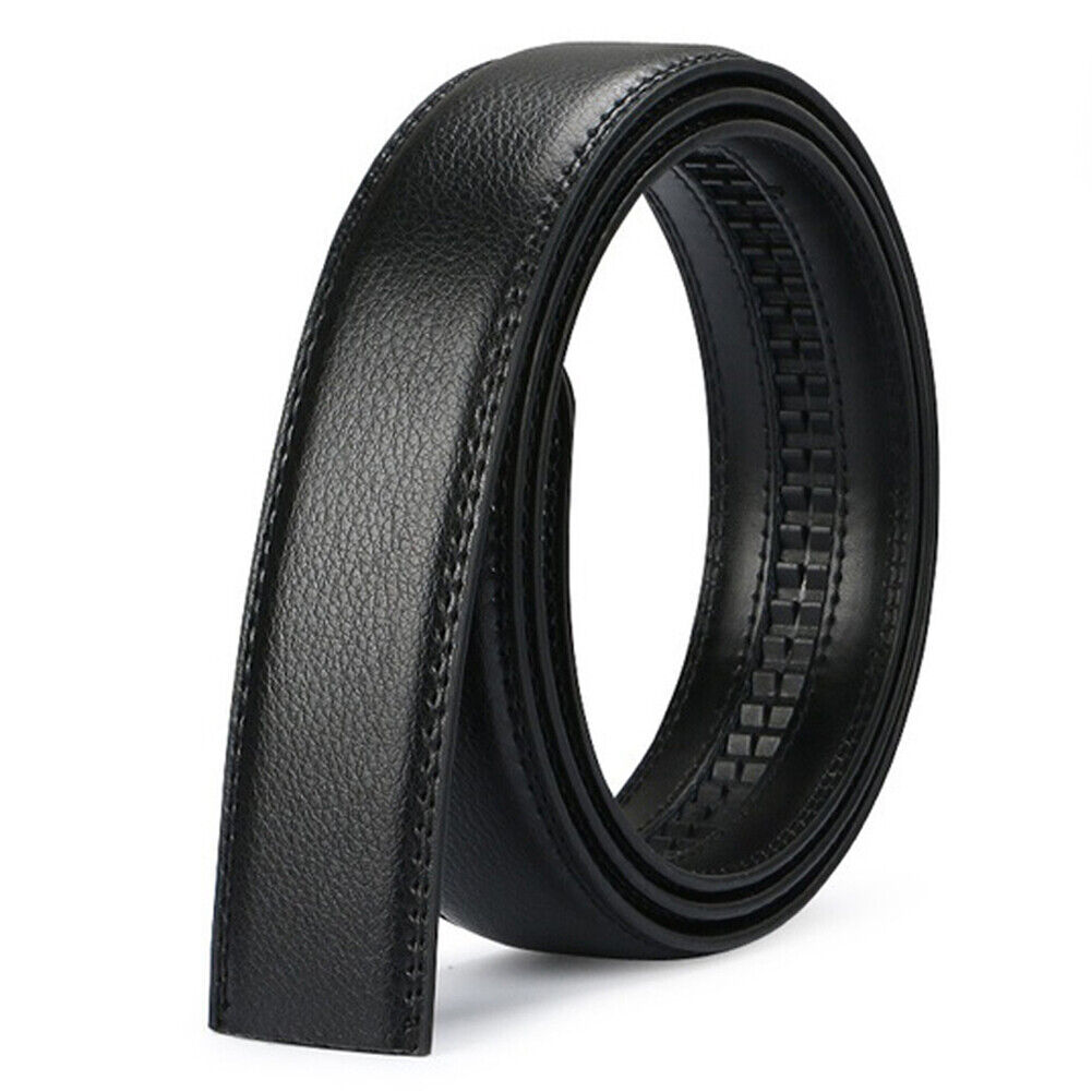 Neue Herren Gürtel Automatik Schnalle Echtes Leder Herrengürtel Ratchet Jeans