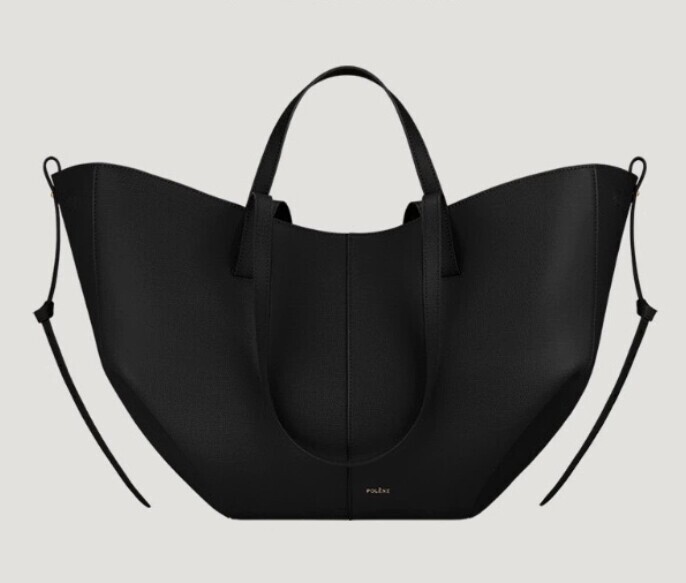 Women Fashion Wings Bag Cowhide Bucket Bag Tote Large Capacity Commuter Bag.