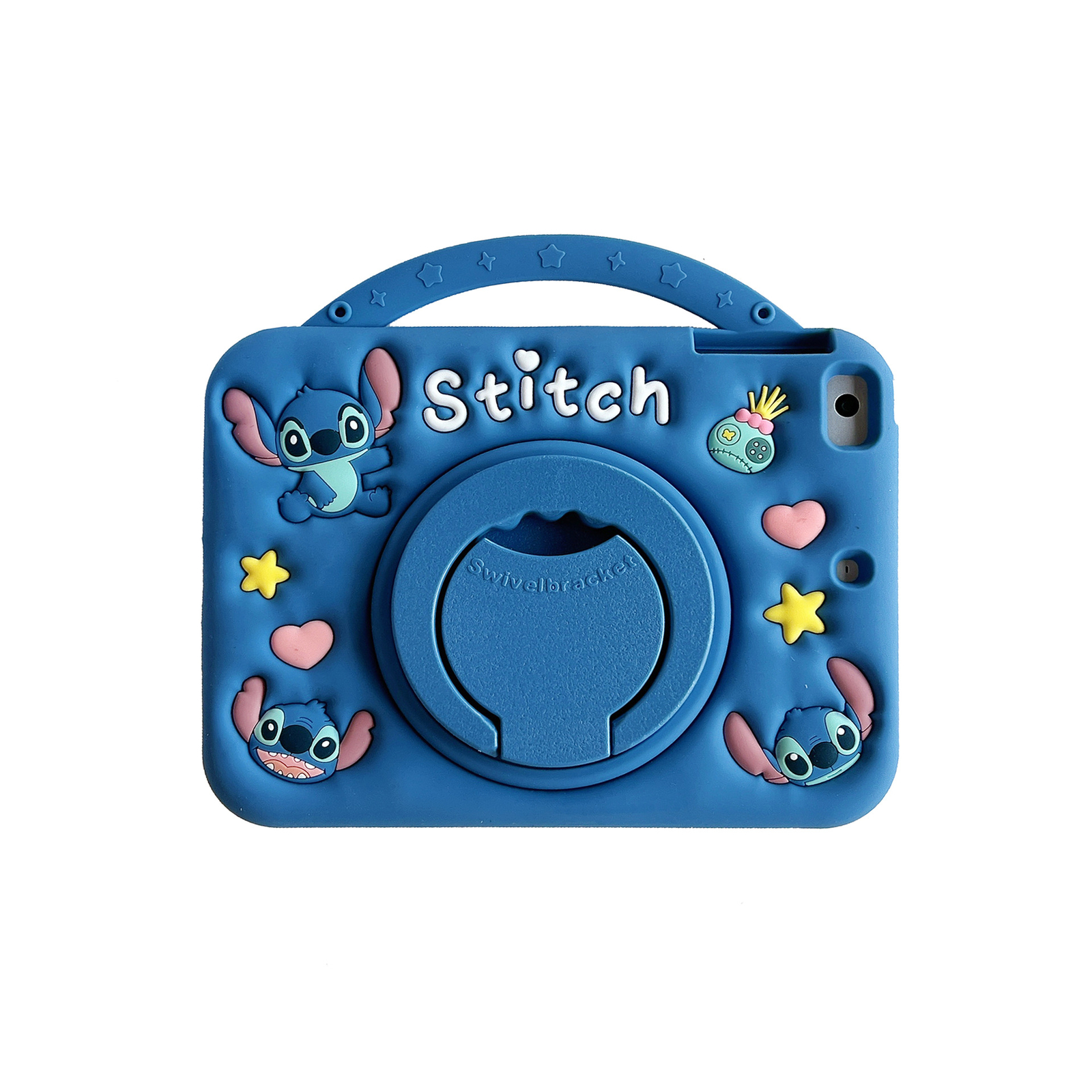 Stitch Stand Cover Case For iPad7/8/9th 10.2 Air 10.5 10.9 13 A16 11 With Straps - Picture 19 of 21