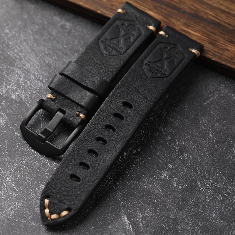 20-26MM Retro Ręcznie robiona skóra bydlęca Pasek do zegarka Panerai PAM111 441 Pasek - Zdjęcie 27 z 30