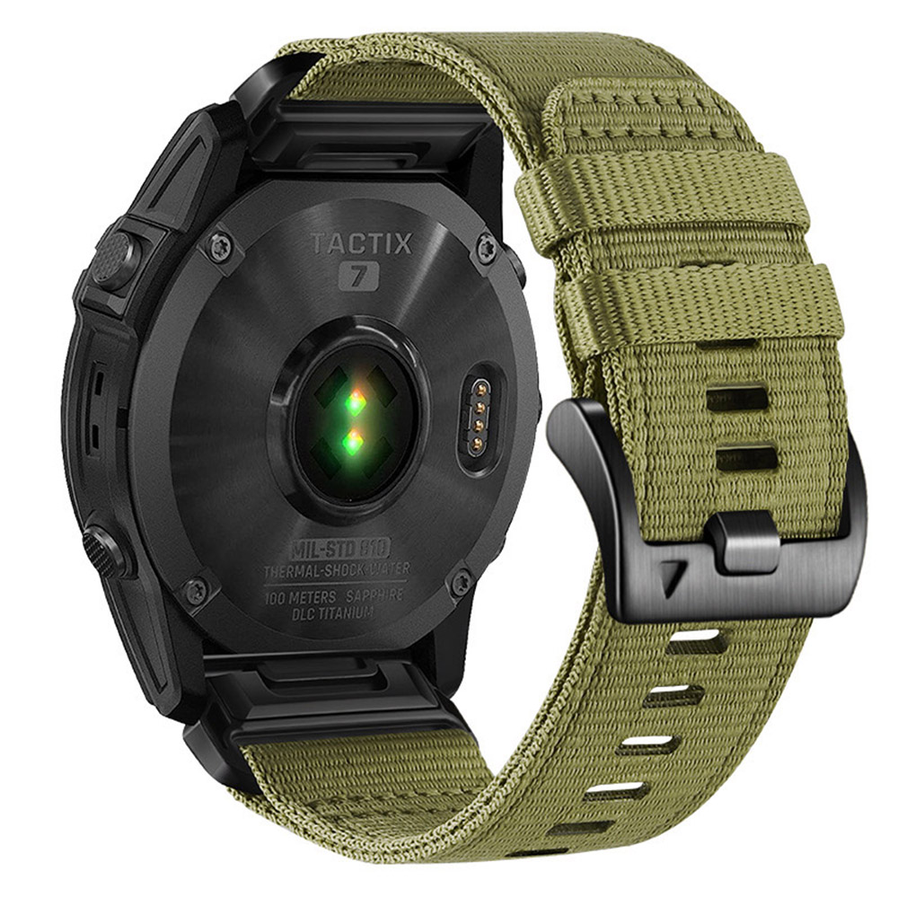 Bracelet De Montre Connectée En Toile - Compatible Avec Garmin Fenix 8 - Boucle - Zdjęcie 31 z 38