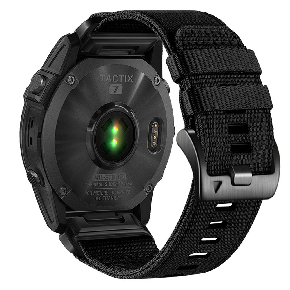 Bracelet De Montre Connectée En Toile - Compatible Avec Garmin Fenix 8 - Boucle - Zdjęcie 30 z 38