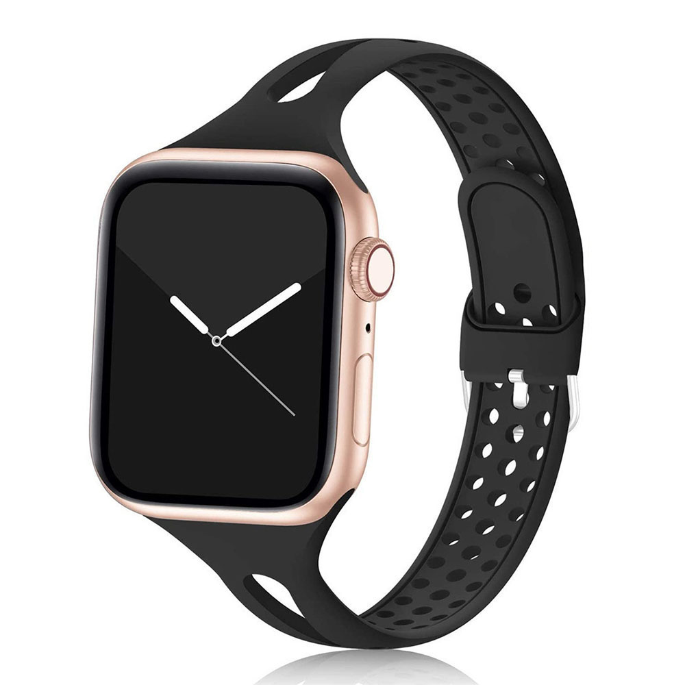Bracelet de Montre Sport en Silicone Doux Compatible Apple Watch 38-45mm - Zdjęcie 32 z 39