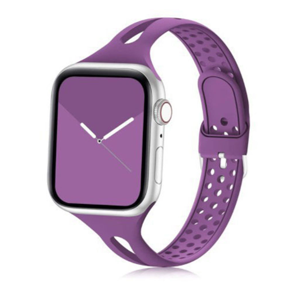 Bracelet de Montre Sport en Silicone Doux Compatible Apple Watch 38-45mm - Zdjęcie 29 z 39