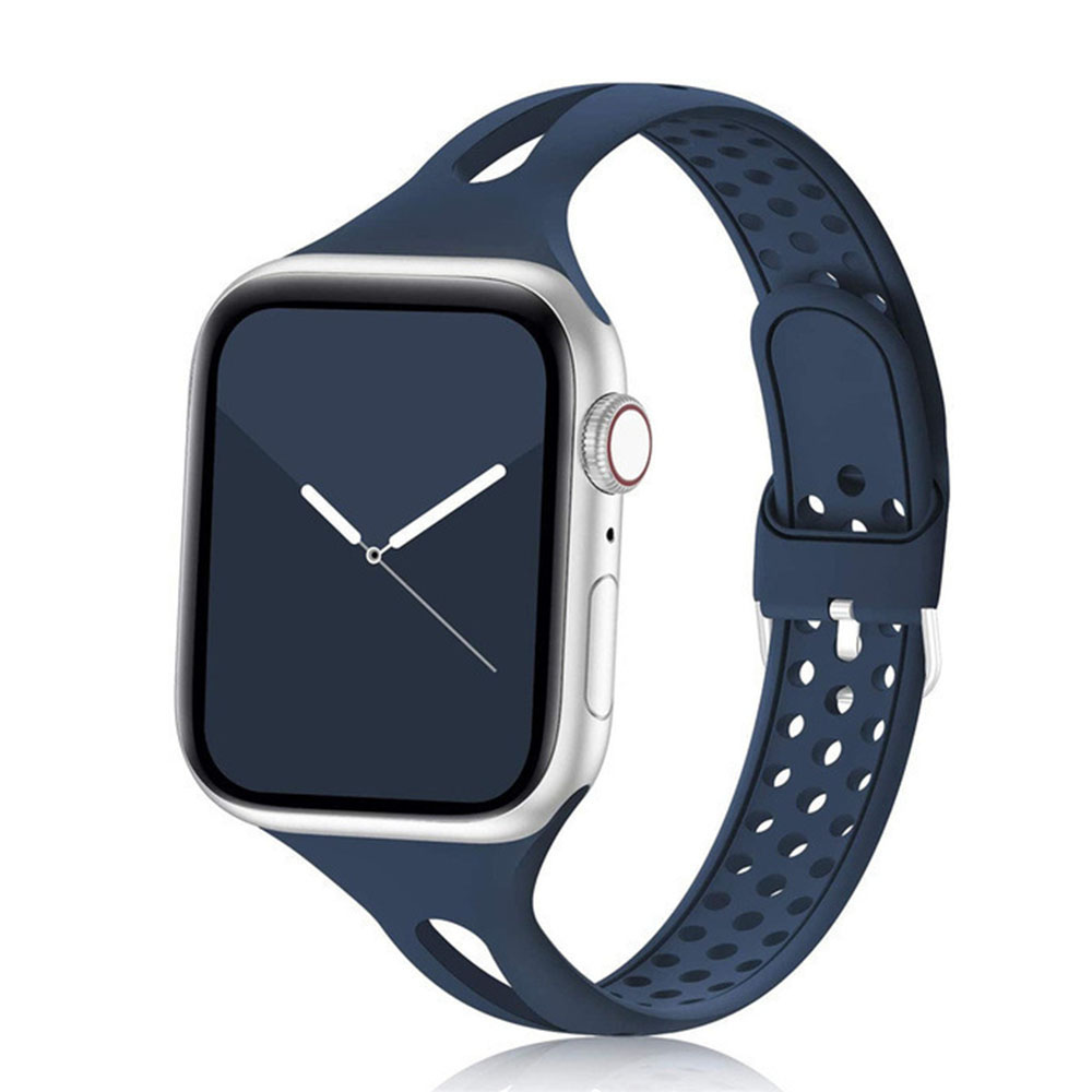 Bracelet de Montre Sport en Silicone Doux Compatible Apple Watch 38-45mm - Zdjęcie 31 z 39