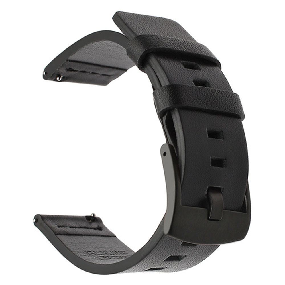 Bracelet De Montre Connectée En Cuir Véritable 20/22mm Avec Système De Libératio - Zdjęcie 24 z 37