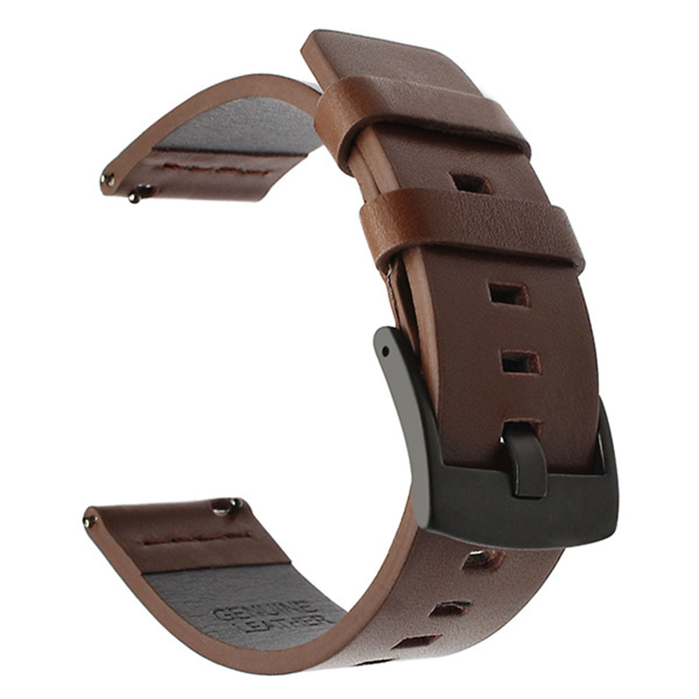 Bracelet De Montre Connectée En Cuir Véritable 20/22mm Avec Système De Libératio - Zdjęcie 20 z 37