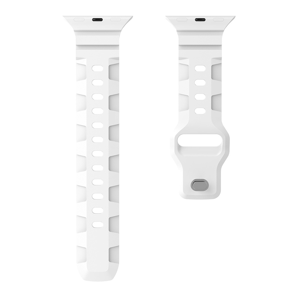 Bracelet de Montre Léger et Ajustable en Silicone pour Apple Watch - Zdjęcie 30 z 35