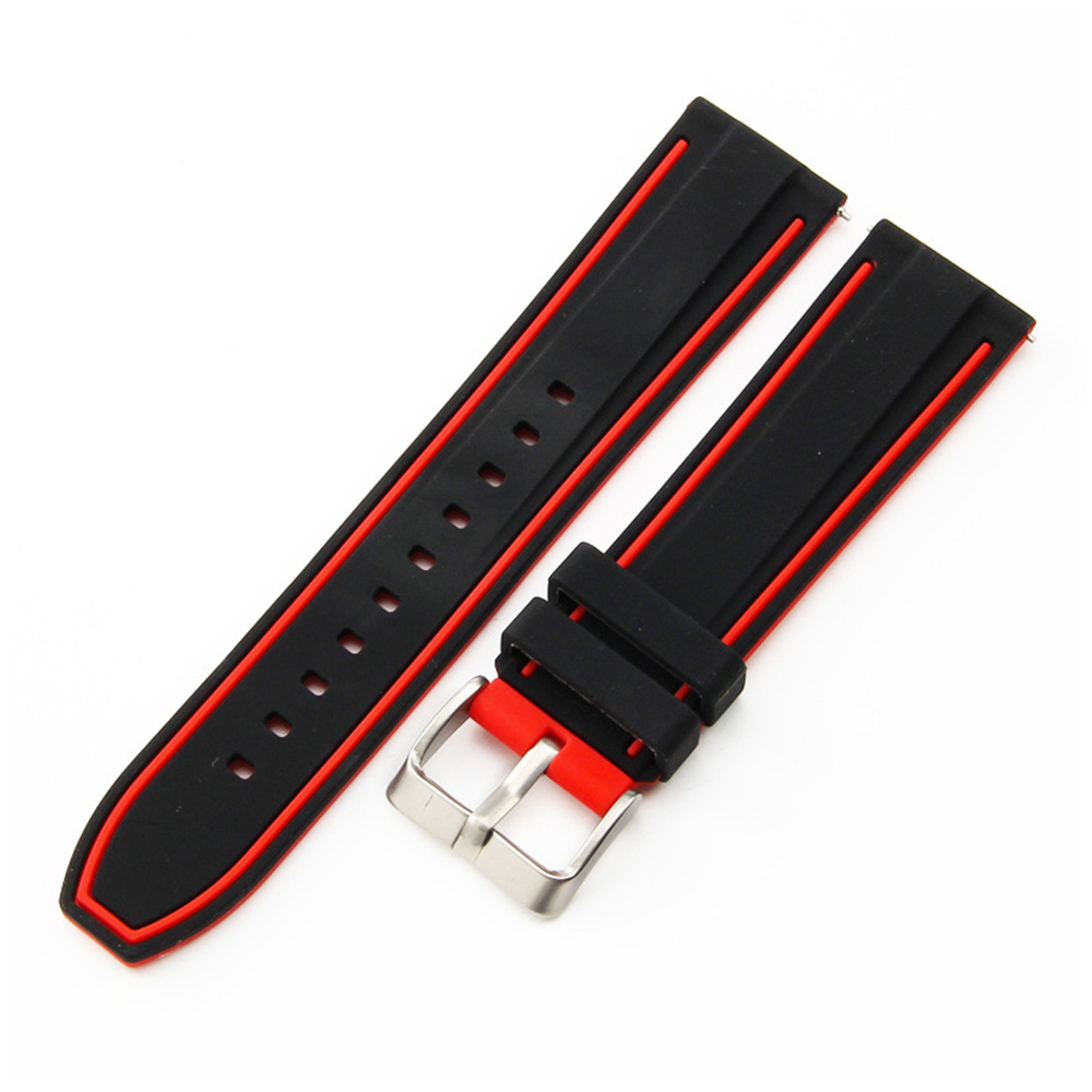 Bracelet de Montre Connectée en Silicone Durable avec Déconnexion Rapide - Zdjęcie 38 z 42