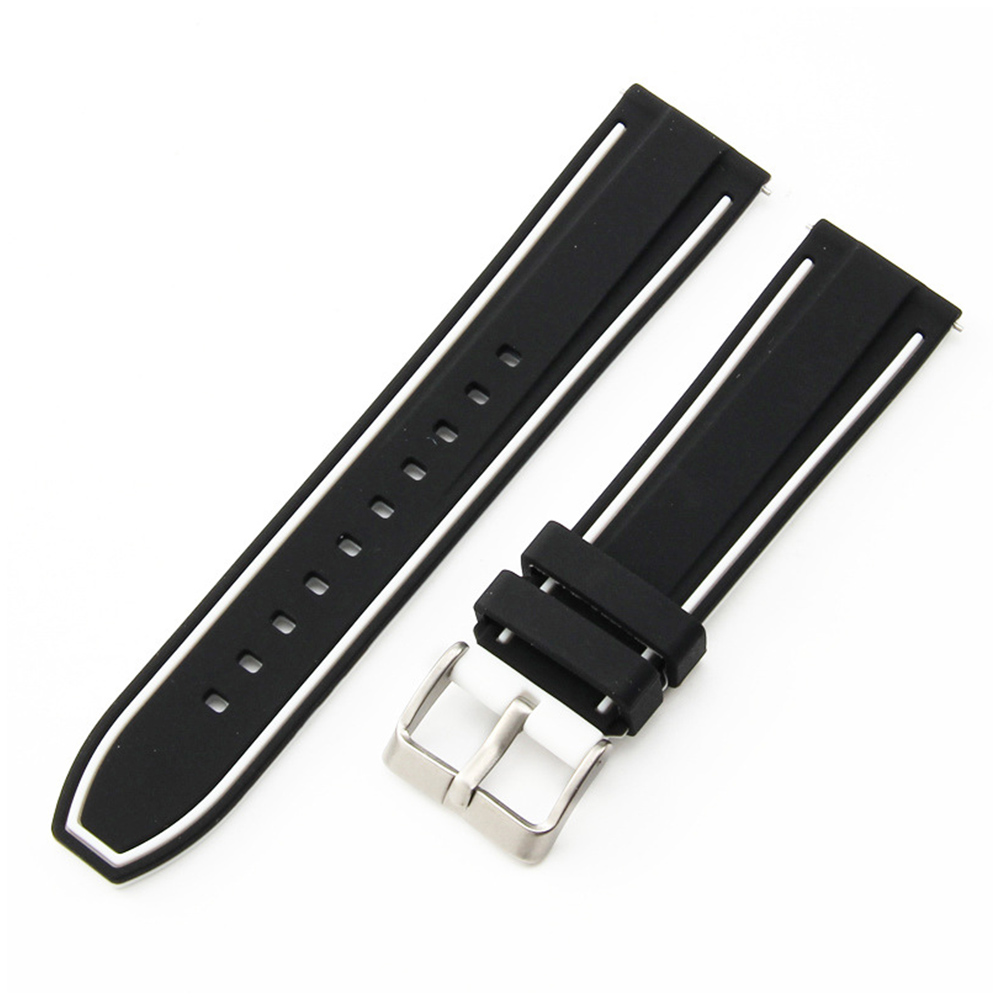 Bracelet de Montre Connectée en Silicone Durable avec Déconnexion Rapide - Zdjęcie 30 z 42