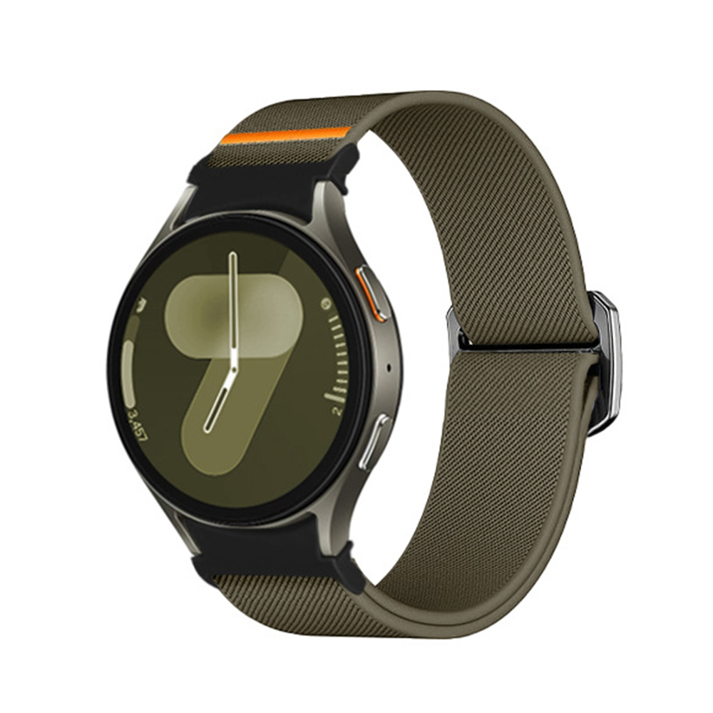 Bracelet de Montre Connectée Nylon Noir Ajustable Pour Galaxy Watch 4/5/6/7 - Zdjęcie 26 z 32