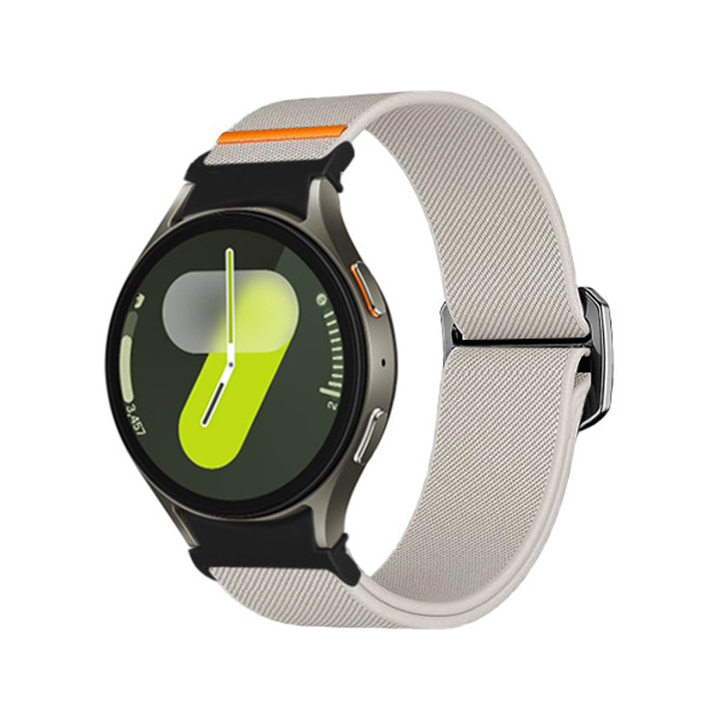 Bracelet de Montre Connectée Nylon Noir Ajustable Pour Galaxy Watch 4/5/6/7 - Zdjęcie 27 z 32
