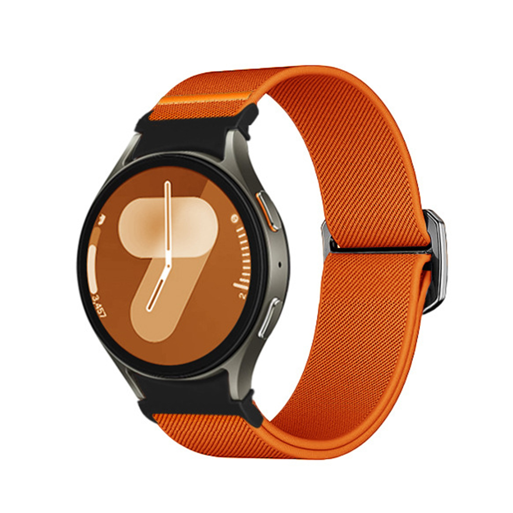 Bracelet de Montre Connectée Nylon Noir Ajustable Pour Galaxy Watch 4/5/6/7 - Zdjęcie 28 z 32