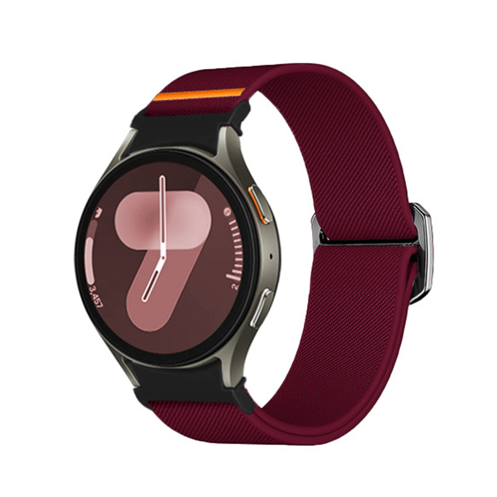 Bracelet de Montre Connectée Nylon Noir Ajustable Pour Galaxy Watch 4/5/6/7 - Zdjęcie 29 z 32