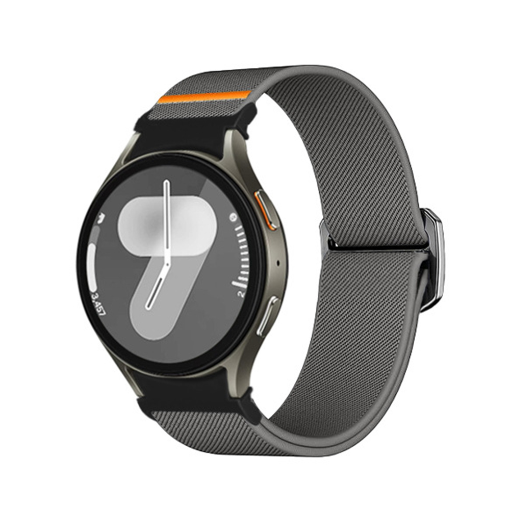 Bracelet de Montre Connectée Nylon Noir Ajustable Pour Galaxy Watch 4/5/6/7 - Zdjęcie 31 z 32