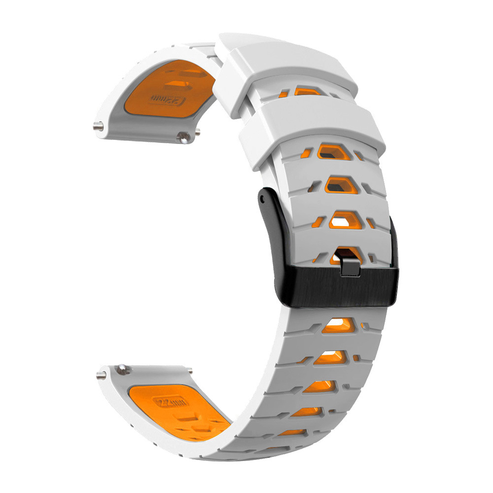 Bracelet de Montre en Silicone Noir 22mm Compatible avec C20 Pro - Résistant à l - Zdjęcie 25 z 35