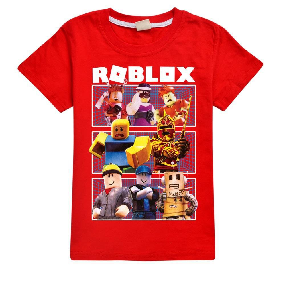Boys Girls Roblox Casual Short Sleeve 100% Cotton Kids T-Shirt Tops T shirt Tee - Picture 6 of 15