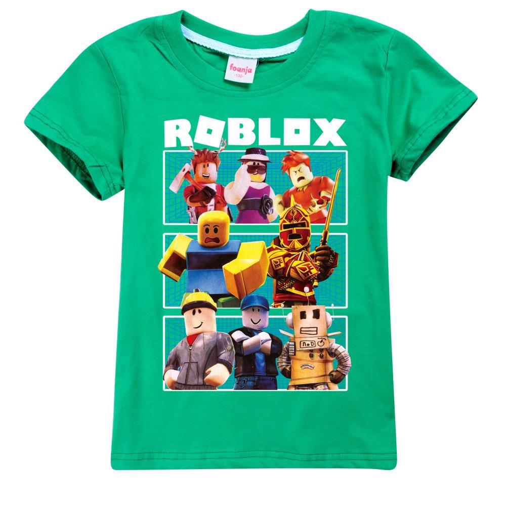 Boys Girls Roblox Casual Short Sleeve 100% Cotton Kids T-Shirt Tops T shirt Tee - Picture 9 of 15