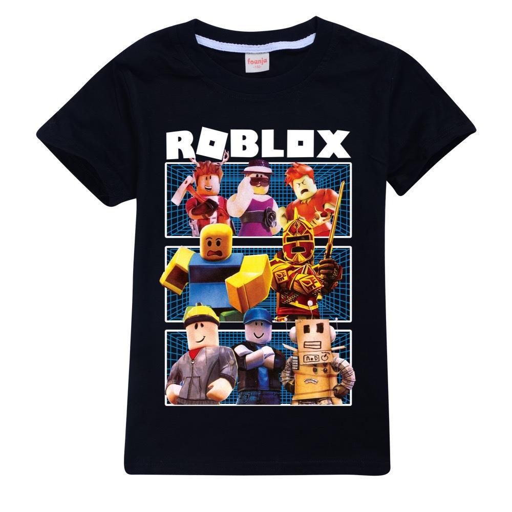 Boys Girls Roblox Casual Short Sleeve 100% Cotton Kids T-Shirt Tops T shirt Tee - Picture 10 of 15