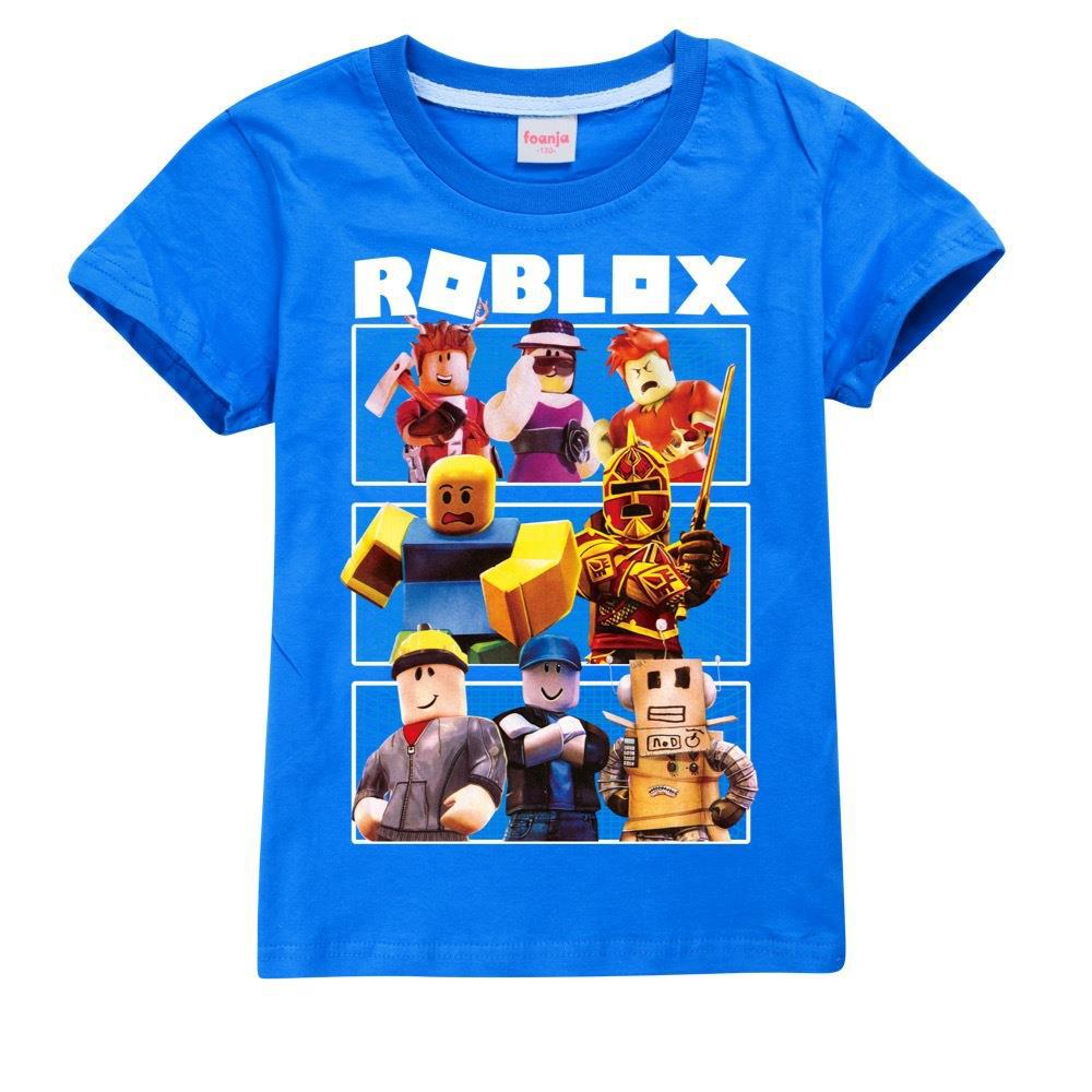 Boys Girls Roblox Casual Short Sleeve 100% Cotton Kids T-Shirt Tops T shirt Tee - Picture 14 of 15