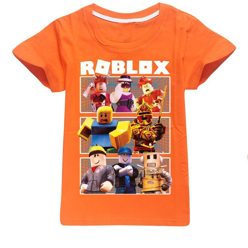 Boys Girls Roblox Casual Short Sleeve 100% Cotton Kids T-Shirt Tops T shirt Tee - Picture 15 of 15