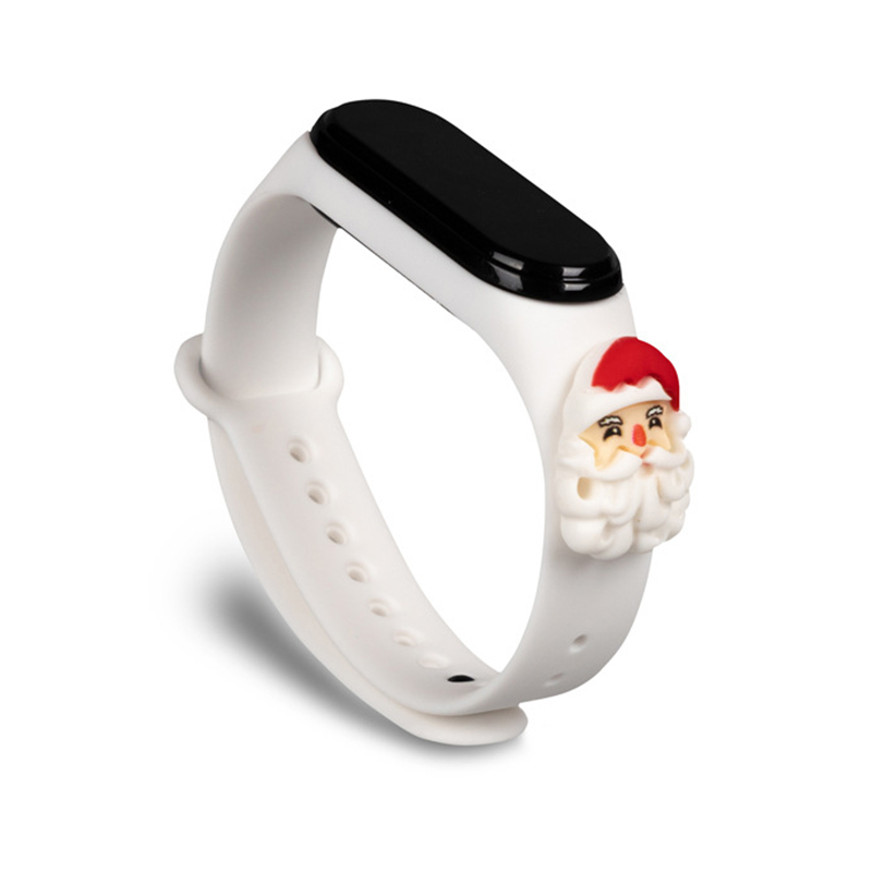 Bracelet Silicone Noël Compatible Xiaomi Mi Band 5 6 7 Accessoire Montre Connect - Zdjęcie 29 z 33