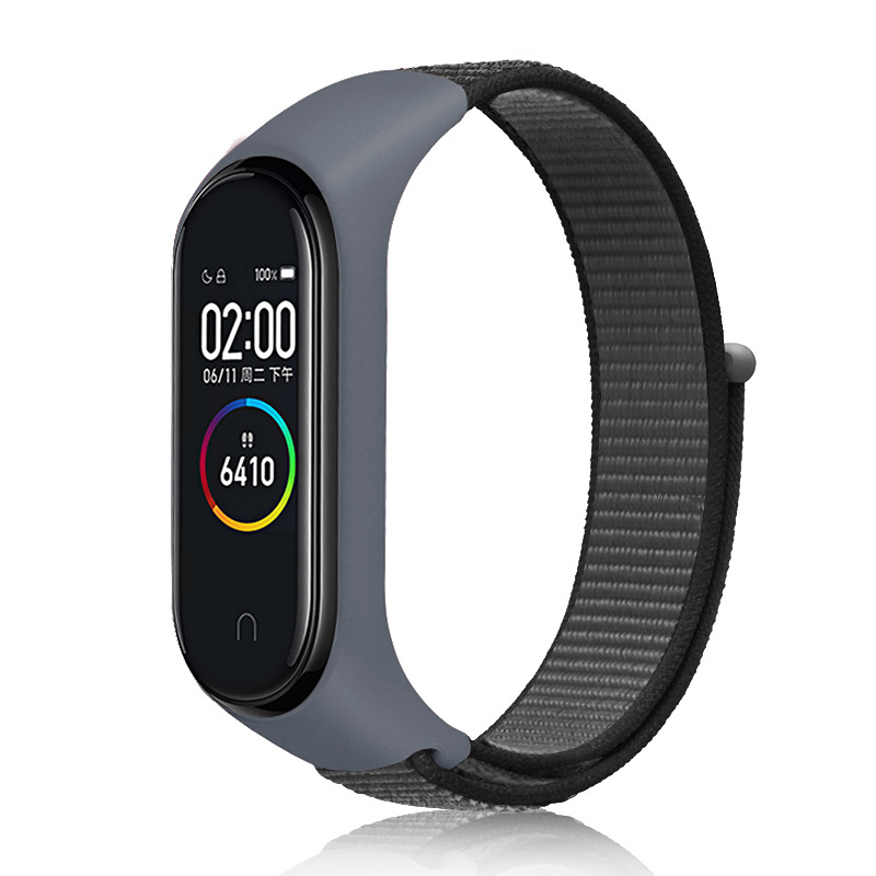 Bracelet Nylon pour Mi Band 3 4 5 6 Étanche Sport Loisir Accessoire Montre Conne - Zdjęcie 13 z 16
