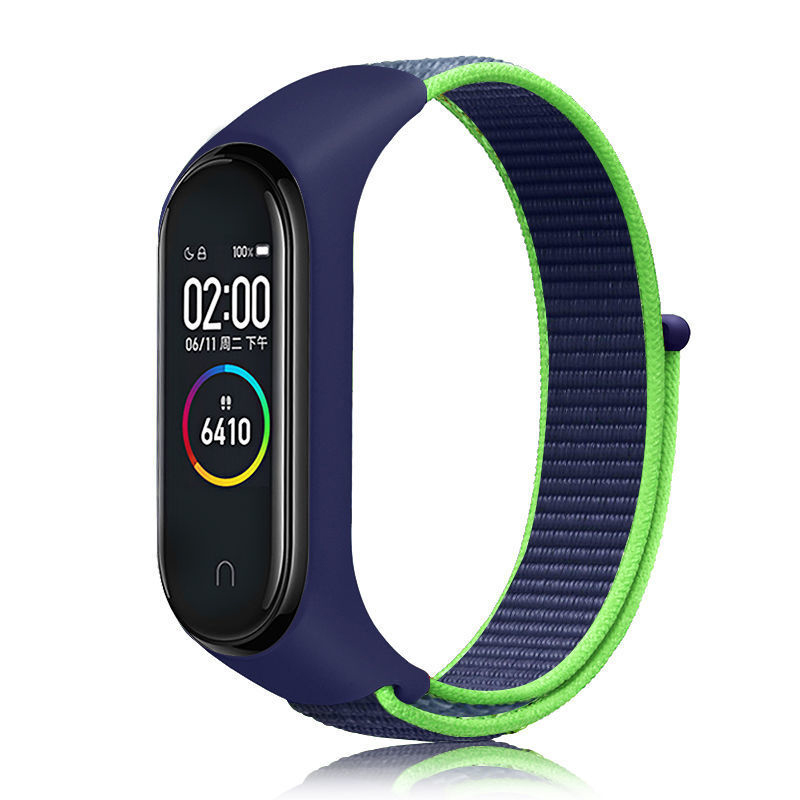 Bracelet Nylon pour Mi Band 3 4 5 6 Étanche Sport Loisir Accessoire Montre Conne - Zdjęcie 14 z 16