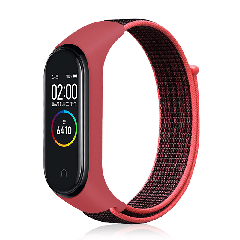 Bracelet Nylon pour Mi Band 3 4 5 6 Étanche Sport Loisir Accessoire Montre Conne - Zdjęcie 16 z 16