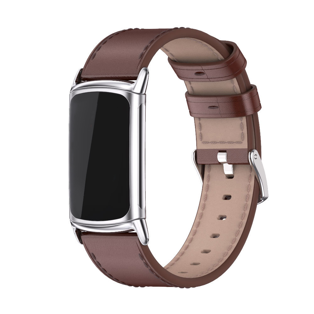 Bracelet en Cuir Premium pour Fitbit Charge 6/5 - Confortable et Style Classique - Zdjęcie 12 z 14