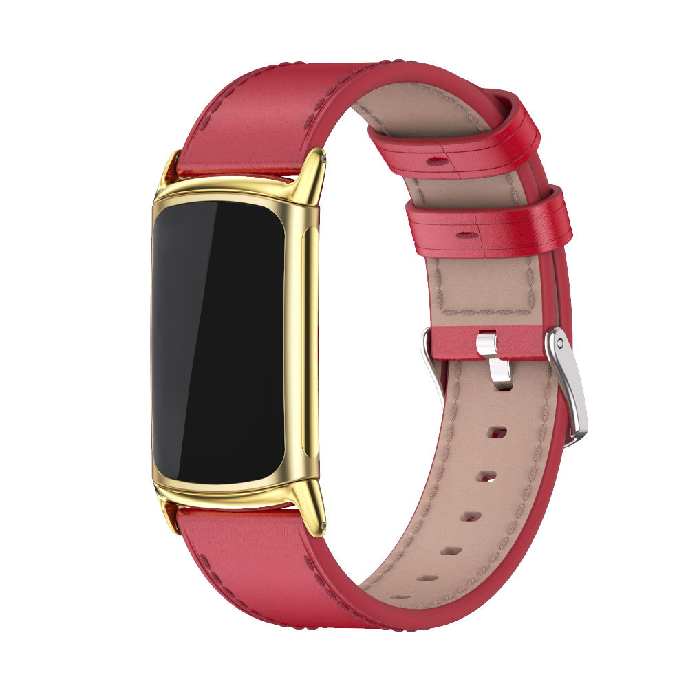 Bracelet en Cuir Premium pour Fitbit Charge 6/5 - Confortable et Style Classique - Zdjęcie 13 z 14