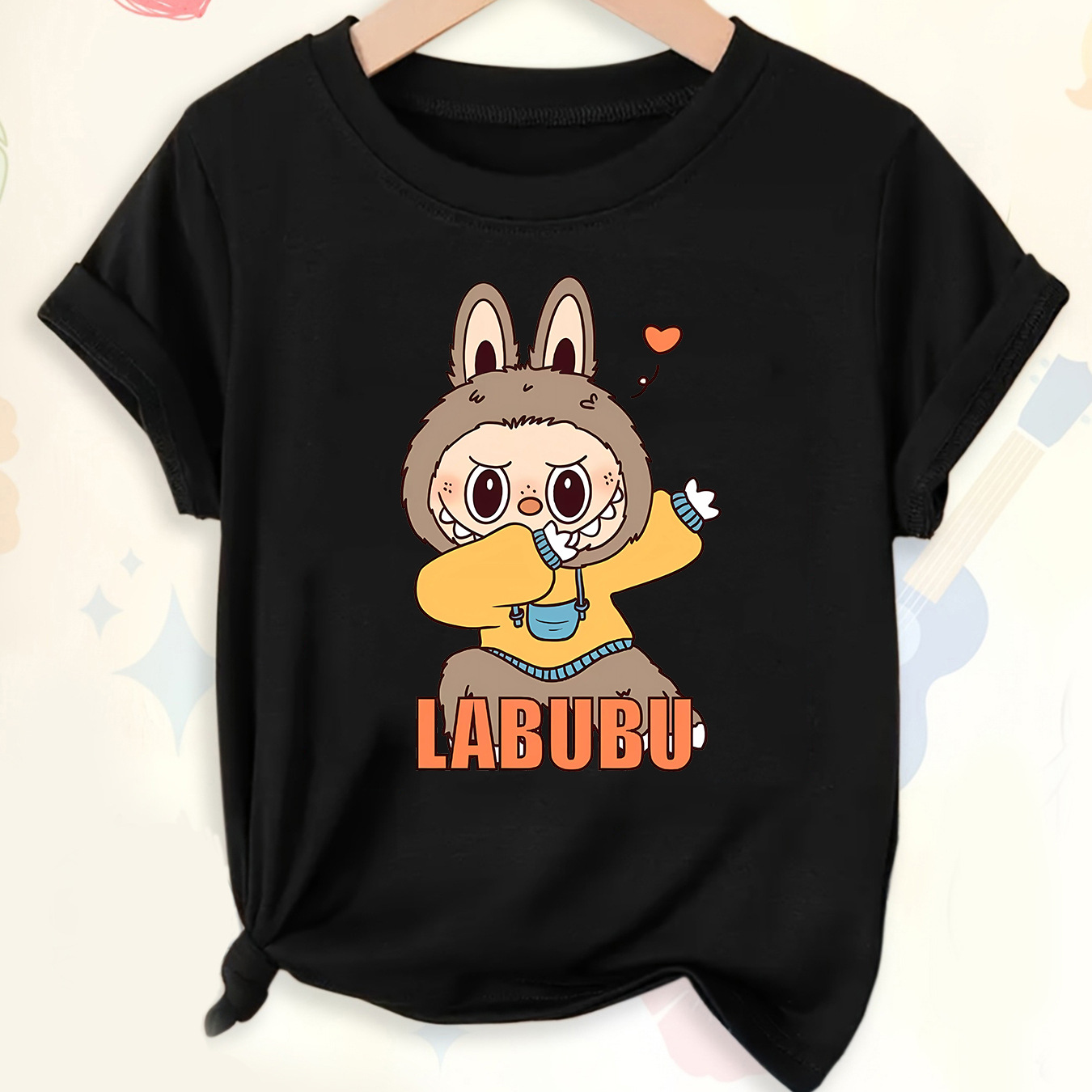 Camiseta corta de verano anime periférica tendencia bidimensional informal a juego - Imagen 27 de 40