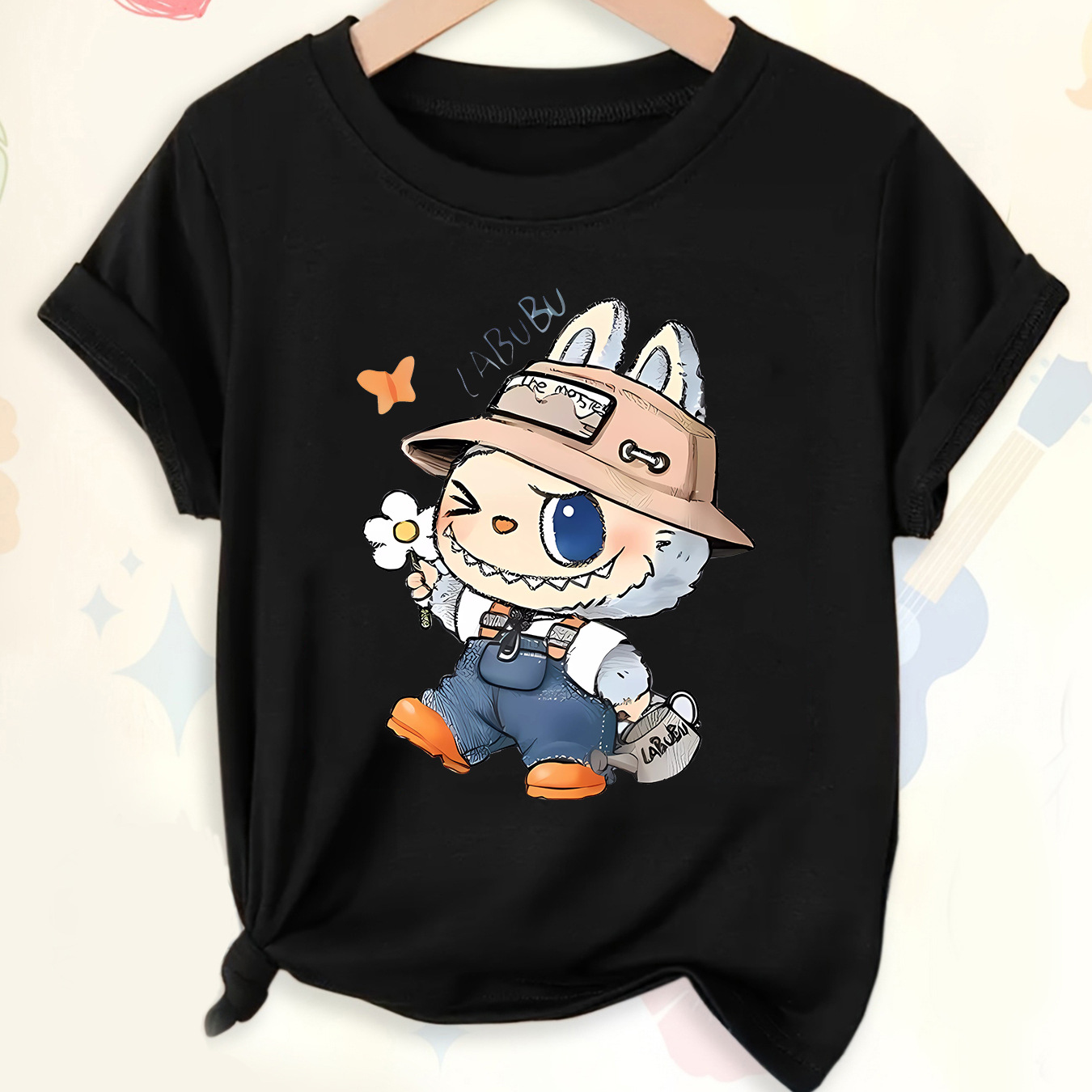 Camiseta corta de verano anime periférica tendencia bidimensional informal a juego - Imagen 31 de 40