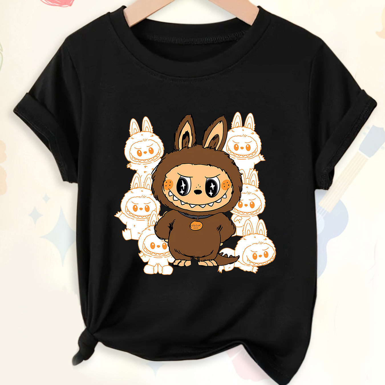 Camiseta corta de verano anime periférica tendencia bidimensional informal a juego - Imagen 32 de 40