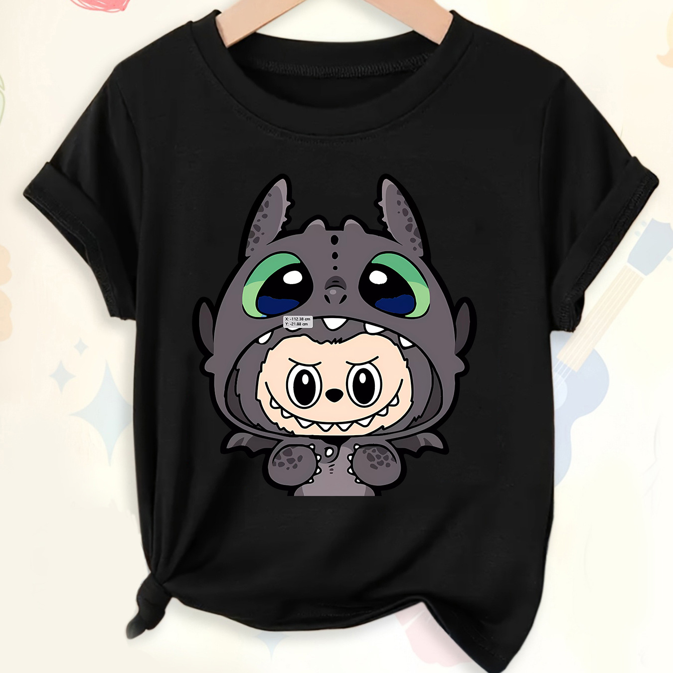 Camiseta corta de verano anime periférica tendencia bidimensional informal a juego - Imagen 40 de 40